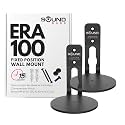 ERA100 Wall Mount Bracket, Low Profile, Black, Twin Pack, Compatible with Sonos ERA 100 Speaker, Complete with All Fixing Hardware
