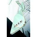 for Samsung Galaxy S10 Plus Luxury 6D Plating Soft Casing Silicone Square Frame Gold Phone Case for Samsung Galaxy S10 Plus (Mint)