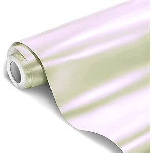 erato self adhesive vinyl wrap sheet film car sticker waterproof car styling wrapair release bubble free film 1 ft x 120 in metallic white mat