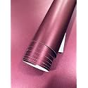 ERATO™ Self Adhesive Vinyl Wrap Sheet Film Car Sticker Waterproof Car Styling Wrap,Air Release Bubble Free Film (2 Ft x 60 in, Mahroon Glossy)