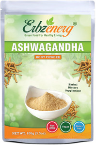 erbzenerg ashwagantha energy drink powder mix nutrition drink 100 g no flavour flavored