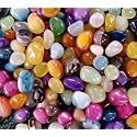 Ercole® Multi Color Pebbles Decorative Marble Stones for Home Decor (Natural Multi Color, 10 kg)