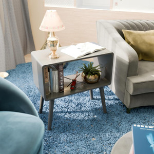 Ereteken ART Wooden Nightstand End Table Bed