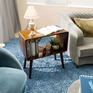 Ereteken ART Wooden Nightstand End Table Bed