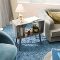 Ereteken ART Wooden Nightstand End Table Bed