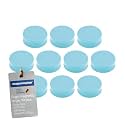 Ergo Large Magnets, Diameter 34 mm x 12.5 mm, Pack of 10 Baby Blue