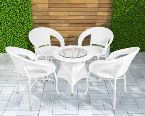 ergocraft ergocraft balconygardenterrace coffee table chair set d-12 metal outdoor chair