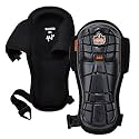 Ergodyne - 18442 ProFlex 342 Professional Knee Pads, Protective Extra Long Cap, Injected Gel Padded Technology, Adjustable Straps, Black, (Pack of 6)
