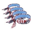 Ergodyne Chill Its 6700CT Cooling Bandana, Lined with Evaporative PVA Material for Fast Cooling Relief, Tie for Adjustable Fit, Stars &amp; Stripes (12561)