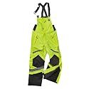 Ergodyne GloWear 8928 Insulated Thermal Bib Overalls, High Visibility, Weather-Resistant