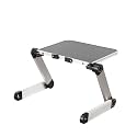 Ergonomic Monitor Riser with Adjustable Legs Space-Saving Desktop Monitor Stand Sturdy Furniture Stable for Professionals, Students, Home Office, Study Desk, Compact Workspace, Black, S