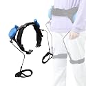 Ergonomic Power Walking Aid Exoskeleton-Assisted Walker Lower Limb Rehabilitation Training Adjustable Force Lightweight Easy to Carry Suitable for Leg Walking Training/Elderly People S-Both Legs