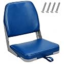 ERGOSEAT Folding Blue Low Back Fishing Boat Seats