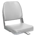 ERGOSEAT Folding Low Back Gray Boat Seats Fishing Seat Fits Jon Bass