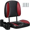 ERGOSEAT Low Back Folding Fishing Boat Seat with Cup Holder & Storage