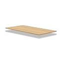 ErgoYou Maple Laminate Rectangular Table Top - 47 x 23.5 Inches, 1200 x 600 x 25mm, Modern Office Desk Top