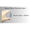 ERH India 2 Pcs Plano Convex Lens Diameter-50 mm Focal Length-10 cm for Microscopes, Telescopes, Magnifying Glasses etc.
