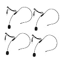 ERINGOGO 4 Pcs Earhook Microphone Headset for Voice Amplifier Bodypacks
