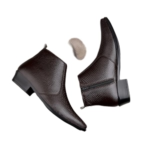 ERIX Mens Chelsea Boot in Black Synthetic