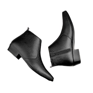 ERIX Mens Chelsea Boot in Black Synthetic