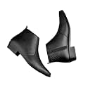 ERIX Men39s Chelsea Boot in Black Synthetic