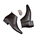 ERIX Men39s Chelsea Boot in Black Synthetic