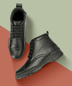 ERIX Pure Leather Ankle Length Police Boots