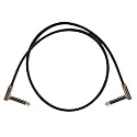 Ernie Ball Flat Ribbon Patch Cable, 24in, Black (P06228)