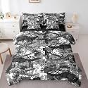Erosebridal Camouflage Army Grey Full Comforter Set 7 Pieces