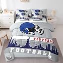 Erosebridal Football 7 Pcs Comforter Set Football Fans Bedding Kids Queen