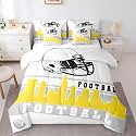 Erosebridal Football 7 Pcs Comforter Set Football City Bedding Teens Queen