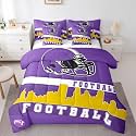 Erosebridal Football 7 Pcs Comforter Set Football City Bedding Queen