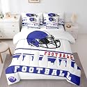 Erosebridal Football 7 Pcs Comforter Set Football City Bedding Full