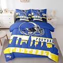 Erosebridal Football City 7 Pcs Comforter Set Football Bedding Queen