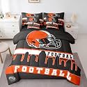 Erosebridal Football City 7 Pcs Comforter Set Football Bedding Young Queen