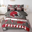 Erosebridal Football City 7 Piece Comforter Set Bedding Boys Full