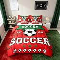 Erosebridal Football Teens Sport 7 Piece Bedding Set Twin