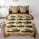 Erosebridal Green Brown Military King 7-Piece Comforter Set