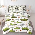 Erosebridal Tanks Green 7 Piece Bedding Set Twin