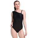 EROTISSCH Black Sleeveless Solid Bodysuit for Women