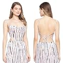 EROTISSCH Women39s Floral Printed Polyester Backless Cami