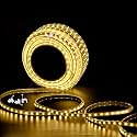 Errol led Strip Lights for Decoration | Waterproof Strip Light for Home Decoration | Energy Saving Rope Light for Ceiling | Home Decoration Light for Diwali | Christmas (Warm White, 30 Meter)