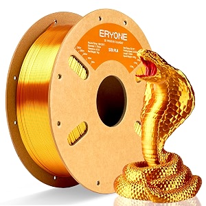 eryone silk pla filament 175mm3d printer filament plashiny glossy pla filament-003mm1kg22lbsspoolsilk liquid gold