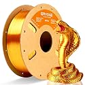 ERYONE Silk PLA Filament 1.75mm,3D Printer Filament PLA,Shiny Glossy PLA Filament,+/-0.03mm,1kg(2.2lbs)/Spool,Silk Liquid Gold