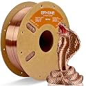 ERYONE Silk PLA Filament for 3D Printer, Shiny Glossy PLA Silk Filament, 1.75mm +/- 0.03mm, 1kg (2.1LBS)/Spool, Coffee Gold