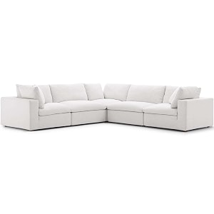es espinho stella solid sal wood fabric upholstered 4 seater symmetrical orientation modular sectional corner l shape sofa set for living room cream color