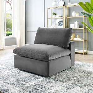 es espinho stella solid sal wood velvet upholstered 1 seater without handle sofa set for living room graphite grey color