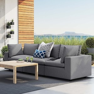 es espinho stella solid sal wood fabric upholstered 3 seater sofa set for living room grey color
