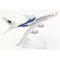 Diecast Metal Scale Aeroplane Model, Size -14Cm X 16Cm -1Pc - For Display ONLY (Malaysia Airlines), White