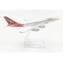 Kids Diecast Metal Aeroplane Scale Model For Display ONLY, Size -15 Cm -1Pc - (Qantas), White